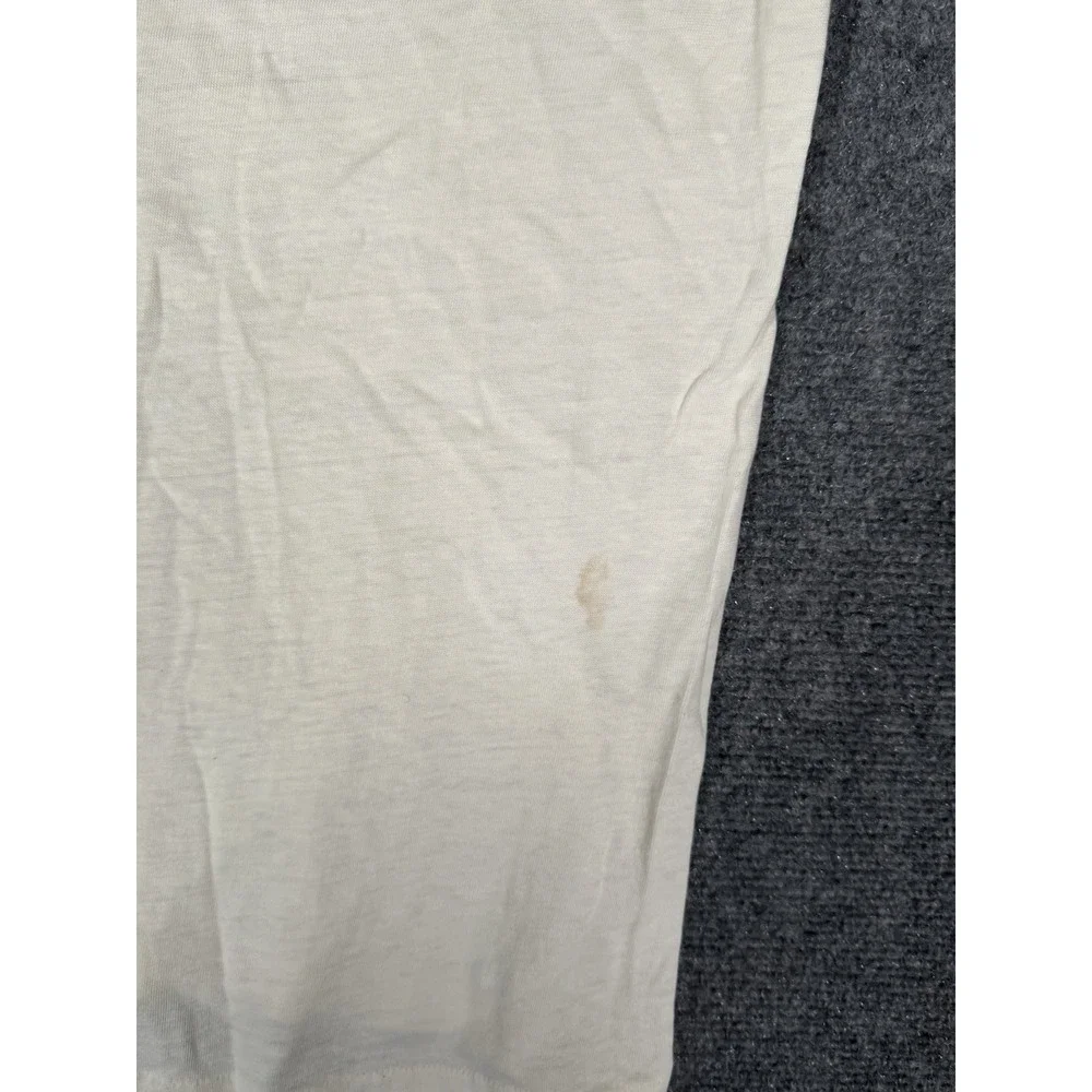Vintage Wright's Shirt Mens XL White‎ Premium California Wines Tee 80s Flawed